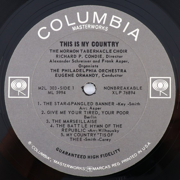 This Is My Country, Mormon Tabernacle Choir/Philadelphia Orchestra 2x LP Record - Picture 10 of 16
